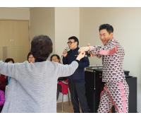 KNN 생방송투데이 전포LH아파트 경로당 촬영